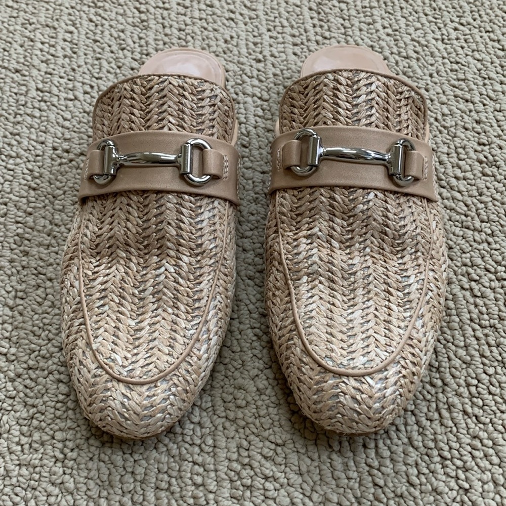Steve Maden raffia mules size 8.5